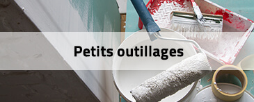 Outils pour les professionnels : rouleaux peinture, pinceaux, brosses, ponçage...